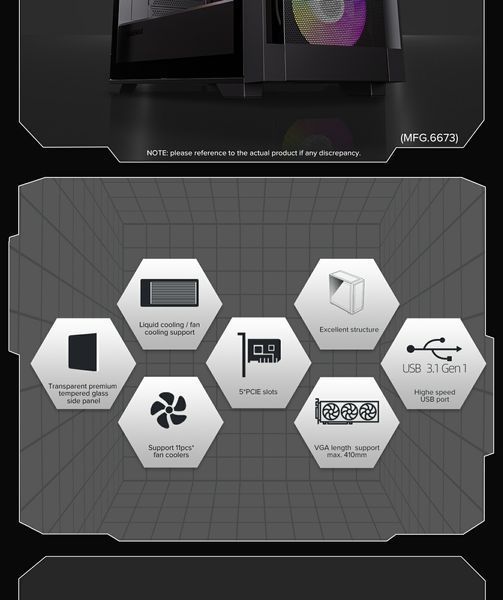 Корпус GameMax Defender MB Black 628295ua фото