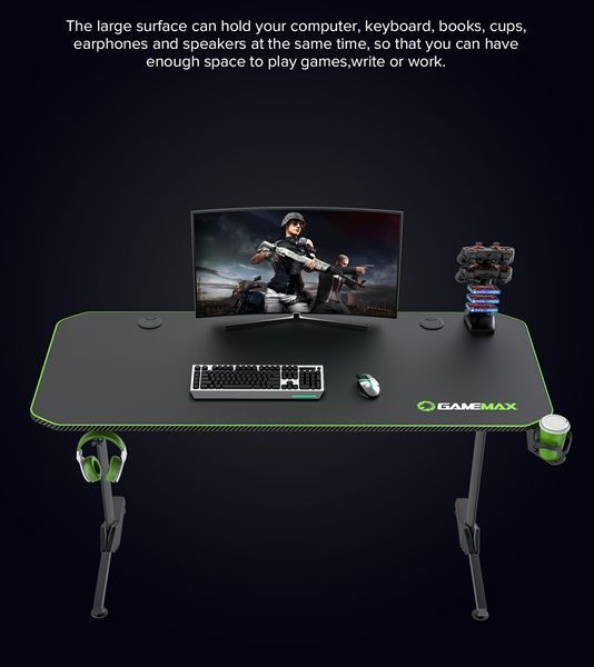 Геймерский игровой стол GameMax D140 Carbon 628051ua фото