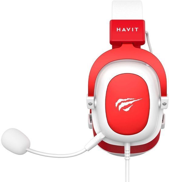 Наушники с микрофоном Havit H2002D Red/White 620797 фото