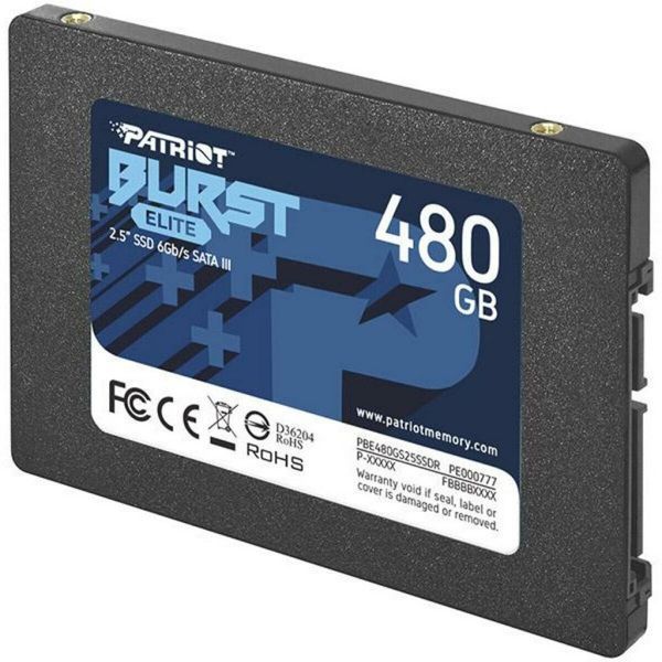 SSD накопичувач Patriot Burst Elite 480 GB (PBE480GS25SSDR) 336044ua фото