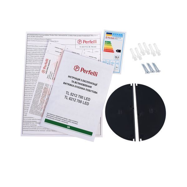 Вытяжка телескопическая Perfelli TL 6212 Full BL 700 LED 627990ua фото