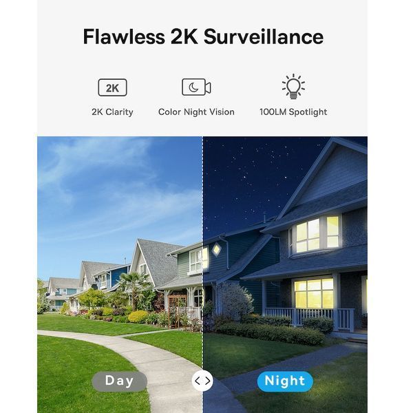 IP-камера відеоспостереження Baseus Security B1 Outdoor Camera White (S0SV002130) 588507ua фото