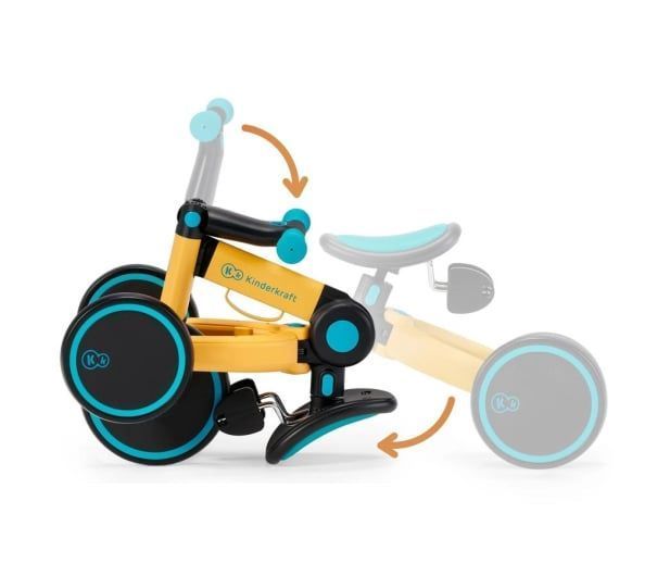 Дитячий триколісний велосипед KinderKraft 4TRIKE Sunflower Blue (KR4TRI22BLU000) 506750 фото