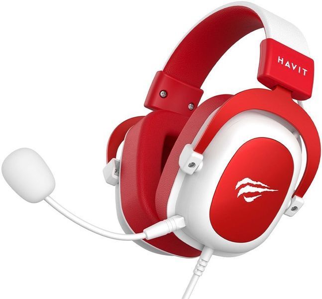 Наушники с микрофоном Havit H2002D Red/White 620797 фото