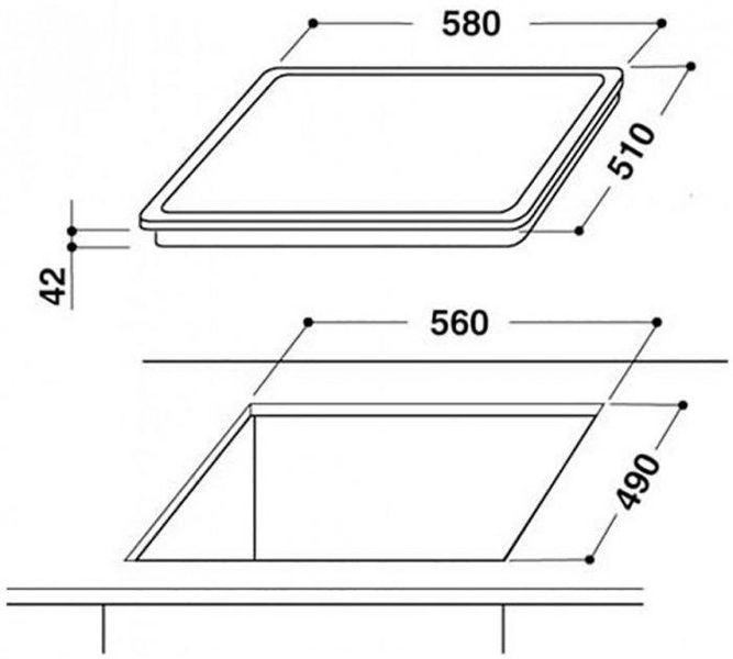 Електрична варильна поверхня Whirlpool AKT 8190 BA 622829ua фото