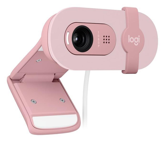 Веб-камера Logitech Brio 100 Full HD Webcam Rose (960-001623) 507902ua фото