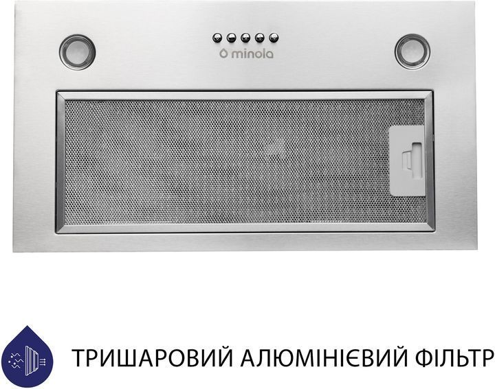 Витяжка вбудована Minola HBI 5327 I 800 LED 627868ua фото