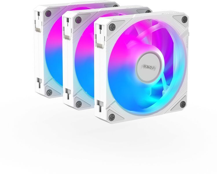 Вентилятор Gigabyte Aorus EZ Chain FAN 120 ICE 3-Pack (GP-ECFAN1203 ICE) 590281ua фото