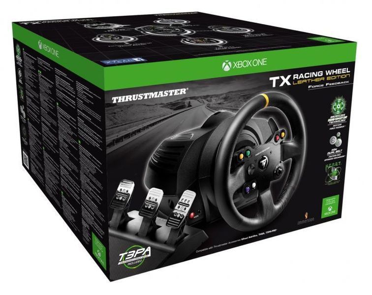 Комплект (кермо, педалі) Thrustmaster TX RW Leather Edition (4460133) 198163ua фото