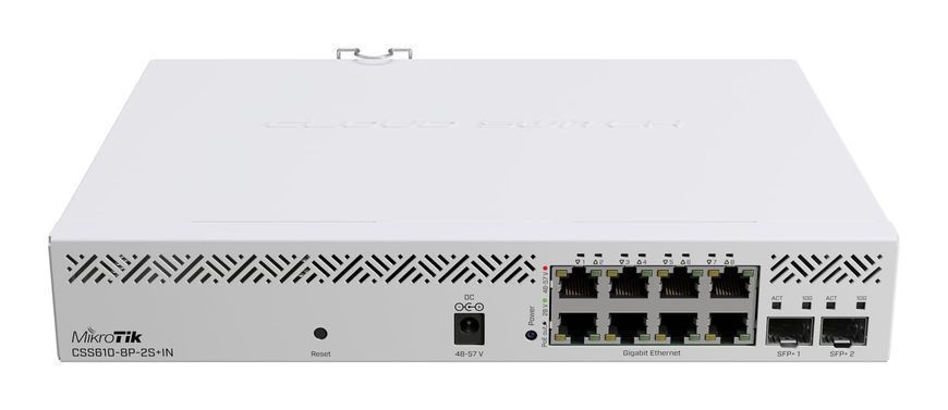 Комутатор Smart Mikrotik CSS610-8P-2S+IN 514724ua фото