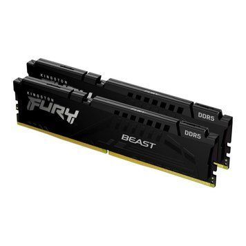 Память для настольных компьютеров Kingston Fury 64 GB (2x32GB) DDR5 5600 MHz Beast Black Expo (KF556C36BBEK2-64) 504509 фото