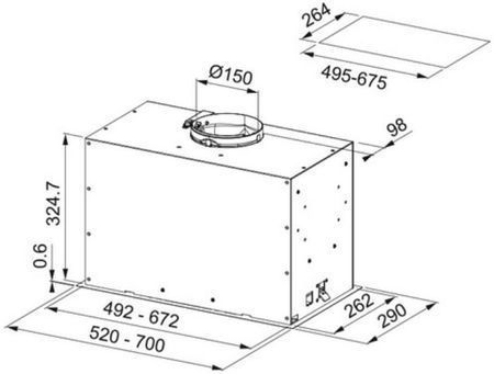Витяжка вбудована Franke Box Flush EVO FBFE WH MATT A52 (305.0665.366) 485248ua фото