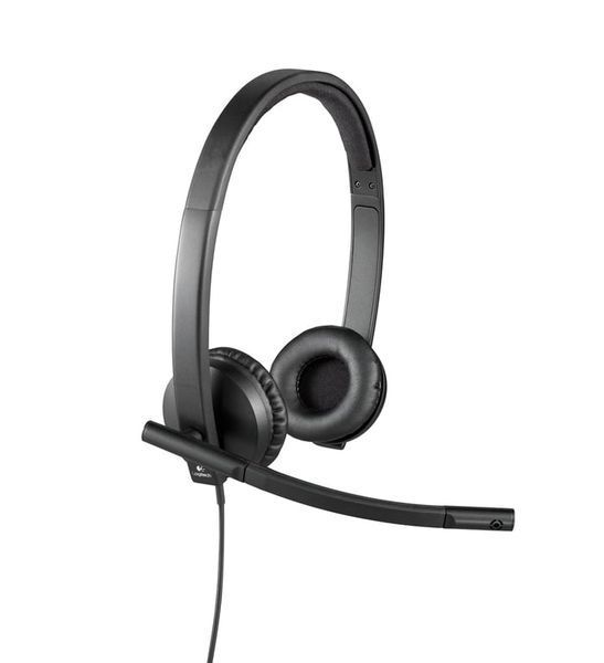Спеціалізована гарнітура Logitech H570e Stereo Black (981-000575) 323912 фото