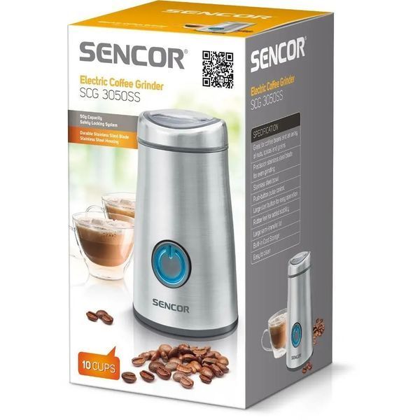 Кавомолка електрична Sencor SCG 3050SS 585976ua фото