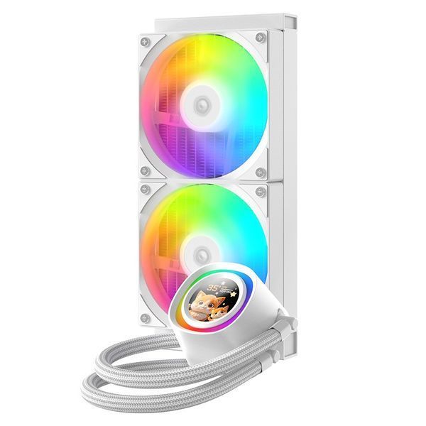 Водяне охолодження ID-Cooling FX240 LCD White 622765ua фото