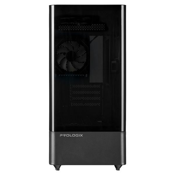 Корпус Prologix Lumi GM-01AB Glass Black 623116ua фото