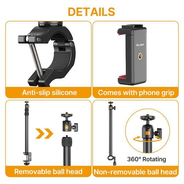 Настольный штатив Ulanzi Vijim LS02 Desktop Extendable Light Stand (LS02 2487) 626974ua фото