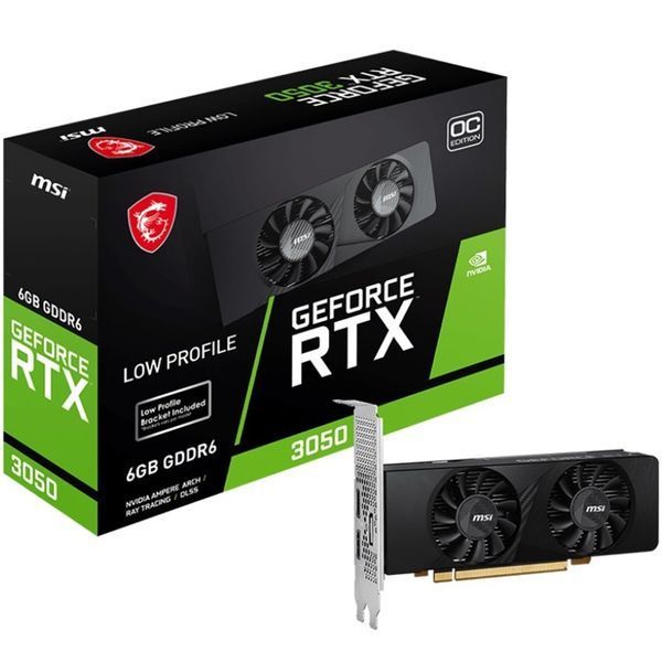 Видеокарта MSI RTX 3050 LP E 6G OC 619067 фото