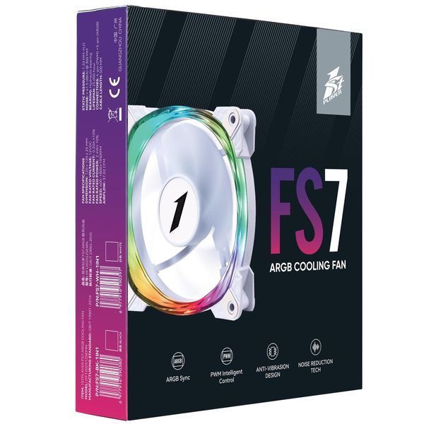 Вентилятор 1Stplayer FS7 White (FS7-WH-1IN1) 622665ua фото