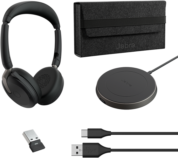 Наушники с микрофоном Jabra Evolve2 65 Flex Stereo USB-A UC WLC (26699-989-989) 476845 фото