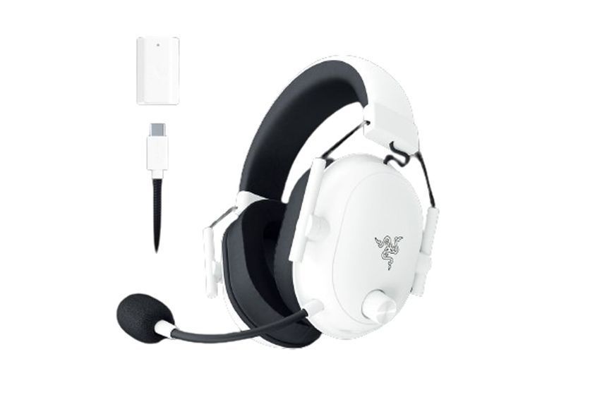 Навушники з мікрофоном Razer Blackshark V2 HyperSpeed Wireless White (RZ04-04960200-R3M1) 509338ua фото