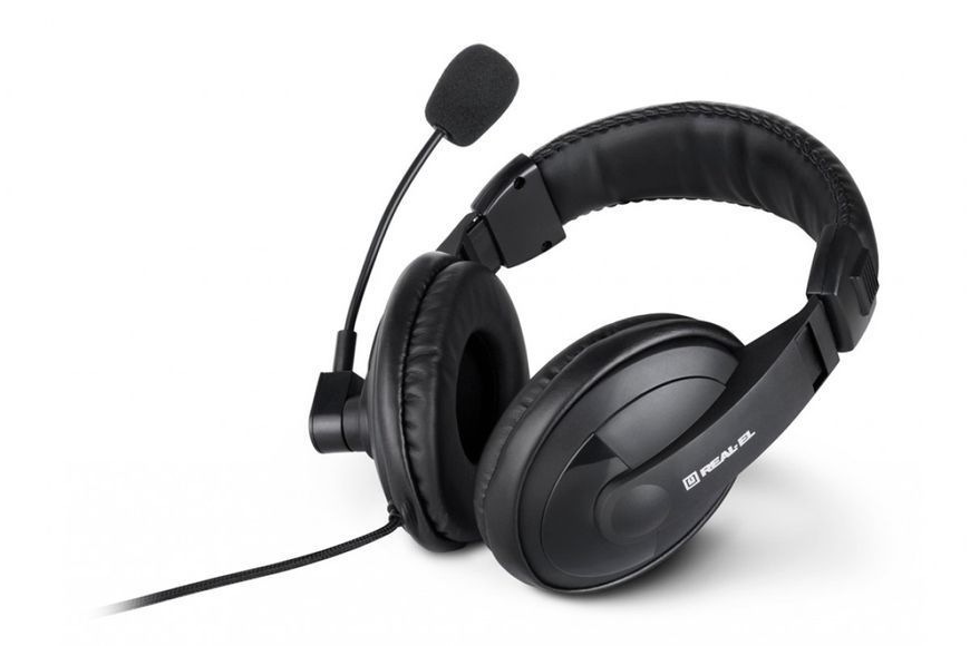 Наушники с микрофоном Real-El GD-750MV Black 579470ua фото