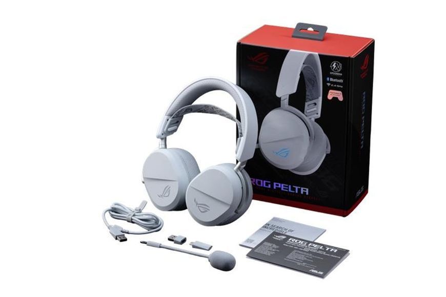 Навушники з мікрофоном Asus ROG Pelta White (90YH0410-BHUA10) 620755 фото