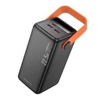 Зовнішній акумулятор (павербанк) Borofone BJ66B 60000mAh 22.5W Black (6941991115165) 626957ua фото