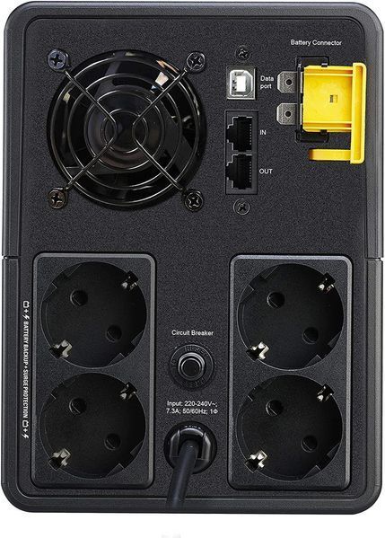 Линейно-интерактивный ИБП APC Back-UPS 900W/1600VA USB Schuko (BX1600MI-GR) 334397ua фото