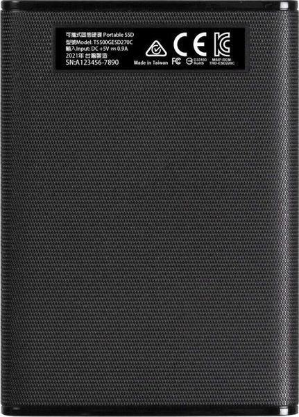 SSD накопичувач Transcend ESD270C 500 GB (TS500GESD270C) 352295ua фото