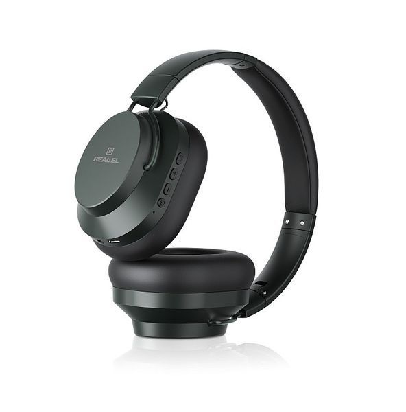 Наушники с микрофоном Real-El GD-865 Dark Green (EL124100057) 579475ua фото