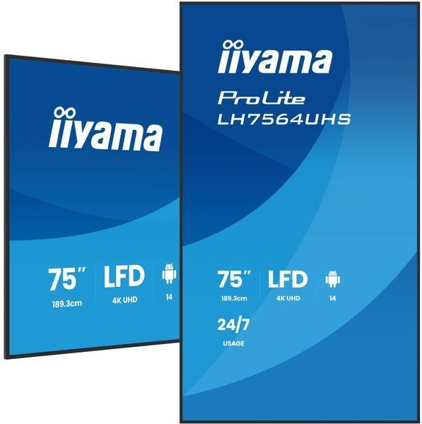Информационный дисплей Iiyama LH7564UHS-B1AG 592598ua фото