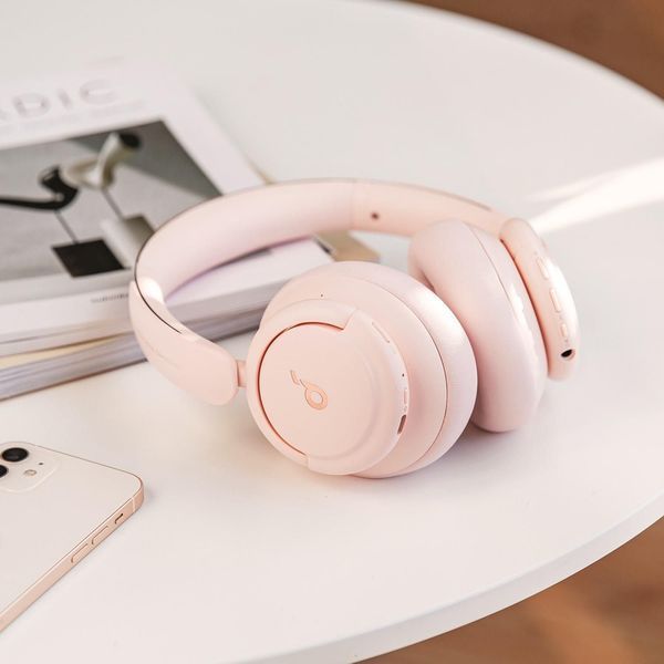 Наушники с микрофоном Anker SoundCore Life Q30 v2 Sakura Pink (A3028353) 608387ua фото