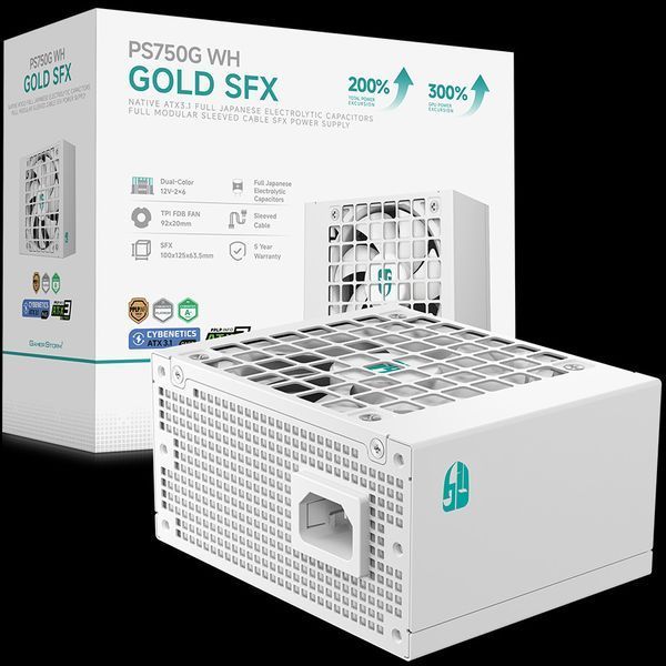 Блок питания Deepcool Gamer Storm PS750G White (R-PS750G-FE0W-JGEU) 622615ua фото