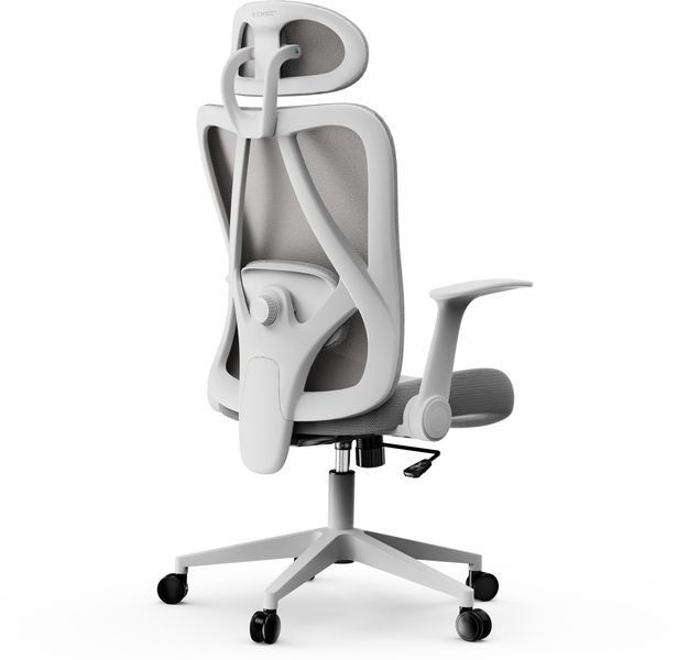 Офисное кресло для персонала Sense7 Noxo White/Gray 621008 фото