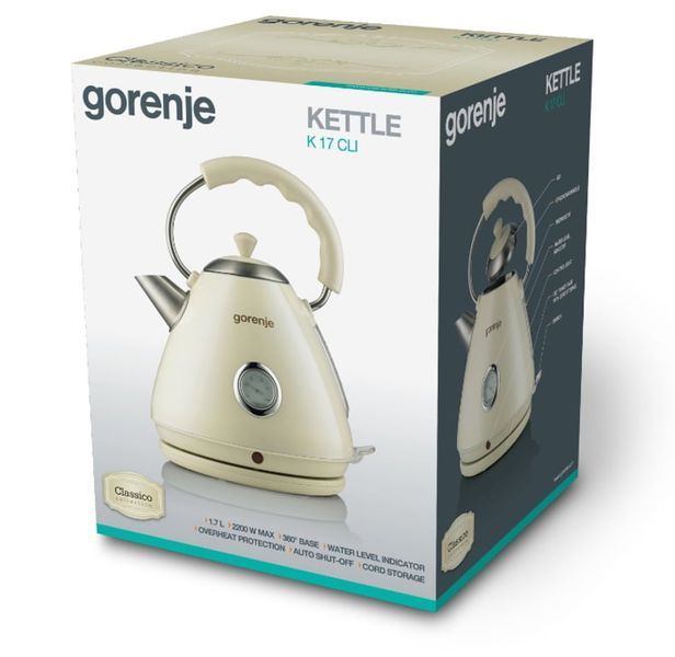 Електрочайник Gorenje K17CLI 517601ua фото