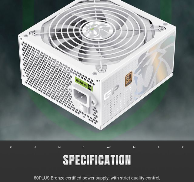 Блок питания GameMax GP-750B WH 627749ua фото