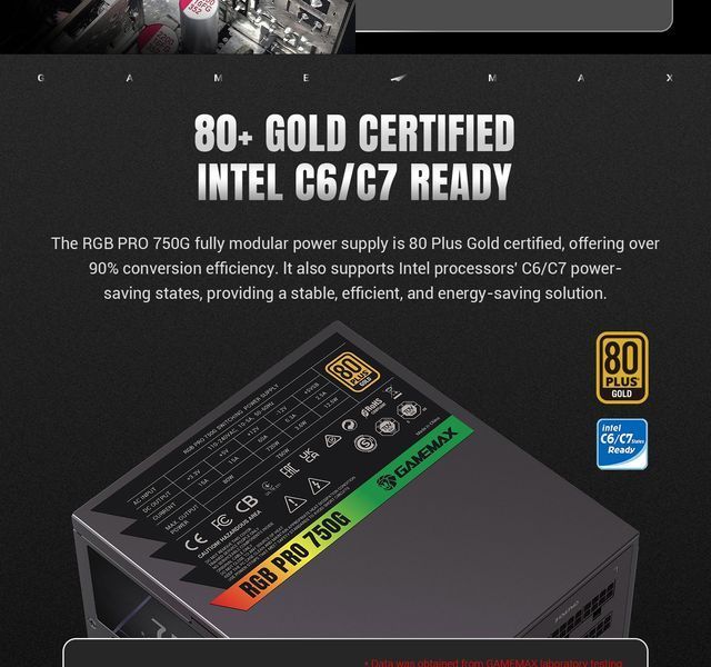 Блок живлення GameMax RGB Pro 750G 627799ua фото