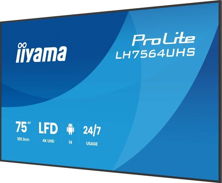 Информационный дисплей Iiyama LH7564UHS-B1AG 592598ua фото