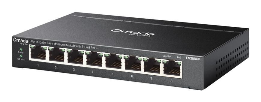 Комутатор керований рівня 2 TP-Link Omada ES208GP 619961 фото