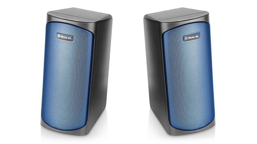 Акустические колонки Real-El S-135 USB Black (EL121100019) 622565ua фото