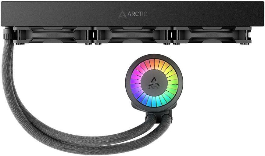 Водяное охлаждение Arctic Liquid Freezer III Pro 360 A-RGB Black (ACFRE00184A) 590845ua фото