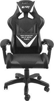 Компьютерное кресло для геймера Fury Avenger L Black/White (NFF-1711) 320338 фото