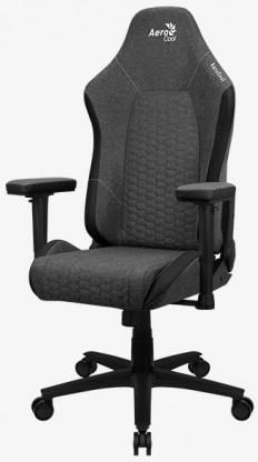 Комп'ютерне крісло для геймера Aerocool Crown AeroWeave Ash Black 490913 фото