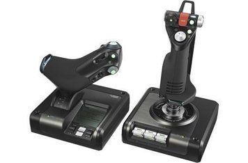 Джойстик, важіль управління двигуном Logitech G Saitek X52 Pro Flight Control System (945-000003) 504327 фото
