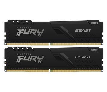 Пам'ять для настільних комп'ютерів Kingston FURY 64 GB (2x32GB) DDR4 3600 MHz BEast (KF436C18BBK2/64) 363929ua фото