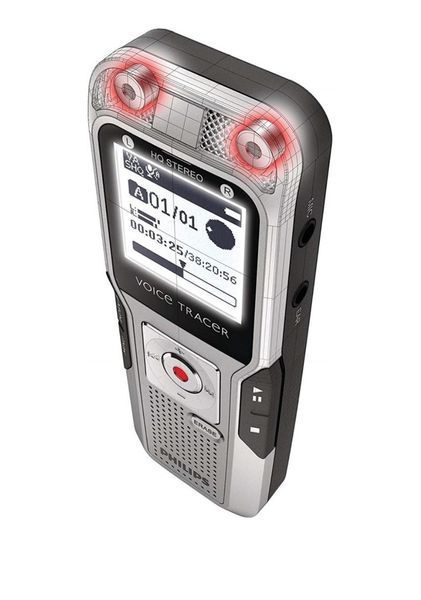 Цифровой диктофон Philips DVT3200 4GB Silver 623825ua фото