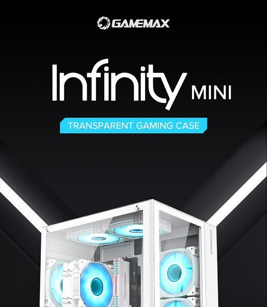Корпус GameMax Infinity Mini White 628333ua фото