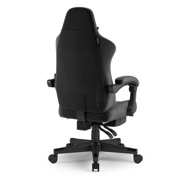 Комп'ютерне крісло для геймера Sense7 Devon Alcantara Mesh Black 619939 фото