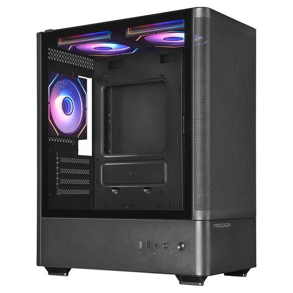 Корпус Prologix Lumi GM-01MAB Mesh Black 623118ua фото